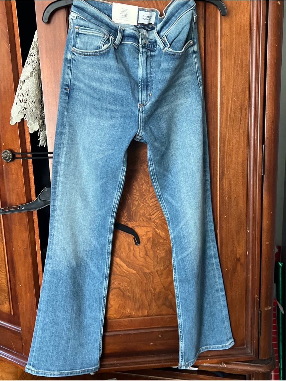 Citizens Of Humanity jeans isola flare crop boot cut mid rise in splendor